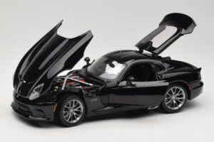 SRT Viper GTS Fekete Maisto 1:18 31128 Fém – 2. kép a 8-ből