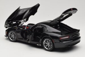 SRT Viper GTS Fekete Maisto 1:18 31128 Fém – 5. kép a 8-ből