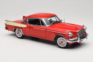 Studebaker Golden Hawk Apache Red Motor City 1:18 80009 Fém – 6. kép a 8-ből