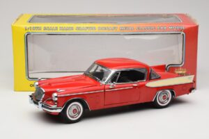 Studebaker Golden Hawk Apache Red Motor City 1:18 80009 Fém – 8. kép a 8-ből