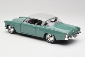 Studebaker Starliner Seafoam Zöld & Shasta Fehér Maisto 1:18 31651 Fém – 3. kép a 8-ből