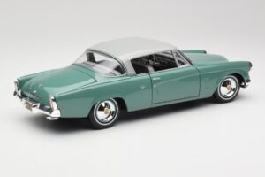 Studebaker Starliner Seafoam Zöld & Shasta Fehér Maisto 1:18 31651 Fém – 4. kép a 8-ből