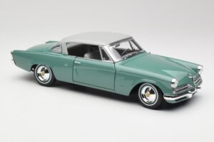 Studebaker Starliner Seafoam Zöld & Shasta Fehér Maisto 1:18 31651 Fém – 5. kép a 8-ből