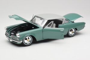 Studebaker Starliner Seafoam Zöld & Shasta Fehér Maisto 1:18 31651 Fém – 7. kép a 8-ből