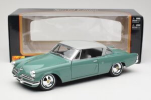 Studebaker Starliner Seafoam Zöld & Shasta Fehér Maisto 1:18 31651 Fém – 8. kép a 8-ből