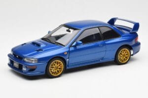 Subaru Impreza 22B Upgraded Version Kék Arany Felnikkel AUTOart 1:18 78602 Fém