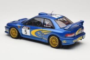 Subaru Impreza WRC #5 R. Burns / R. Reid Rally de France 1999 AUTOart 1:18 89993 Fém – 7. kép a 8-ből