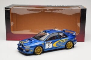 Subaru Impreza WRC #5 R. Burns / R. Reid Rally de France 1999 AUTOart 1:18 89993 Fém – 8. kép a 8-ből