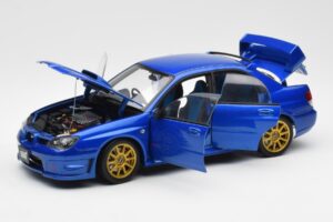 Subaru Impreza WRX STI GD Kék AUTOart 1:18 78681 Fém – 2. kép a 8-ből