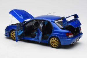 Subaru Impreza WRX STI GD Kék AUTOart 1:18 78681 Fém – 5. kép a 8-ből