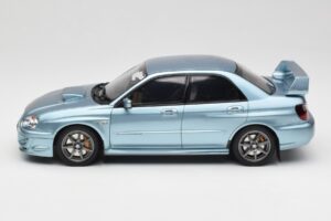 Subaru Impreza WRX STi WR1 GD P. Solberg Edition Ice Blue Metallic Otto 1:18 OT1114 Gyanta – 3. kép a 6-ből