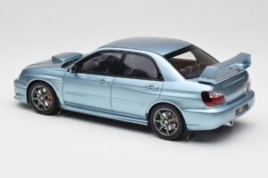 Subaru Impreza WRX STi WR1 GD P. Solberg Edition Ice Blue Metallic Otto 1:18 OT1114 Gyanta – 5. kép a 6-ből