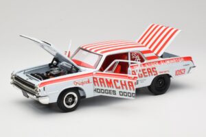 Dodge 330 Super Stock Ramchargers NHRA 1964 Highway 61 1:18 50044 Fém – 2. kép a 8-ből