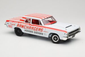 Dodge 330 Super Stock Ramchargers NHRA 1964 Highway 61 1:18 50044 Fém – 6. kép a 8-ből