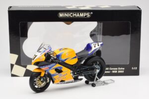 Suzuki GSX-R 1000 Team Alstare Corona Extra Y. Kagayama WSB 2005 Minichamps 1:12 122052271 Fém – 6. kép a 6-ből