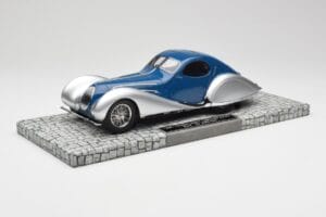 Talbot-Lago T150 C-SS Coupe Kék Ezüst Minichamps 1:18 107117122 Gyanta