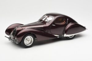 Talbot-Lago T150 C-SS Figoni & Falaschi Teardrop Sötét Bordeaux Metál CMC 1:18 M-179 Fém
