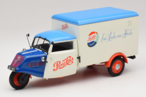 Tempo Dreirad Kastenwagen Pepsi Minichamps 1:18 150099024 Fém