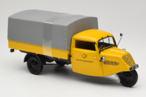 Tempo Hanseat Kastenwagen Deutsche Post Minichamps 1:18 TEMPO001 Fém – 4. kép a 6-ből