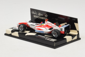 Toyota TF104 Panasonic #16 C. da Matta Panasonic Toyota Racing 2004 Minichamps 1:43 400040016 Fém – 3. kép a 5-ből