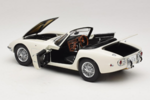 Toyota 2000 GT Kabrió Fehér James Bond Collection AUTOart 1:18 78731 Fém – 5. kép a 8-ből