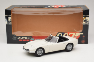 Toyota 2000 GT Kabrió Fehér James Bond Collection AUTOart 1:18 78731 Fém – 8. kép a 8-ből