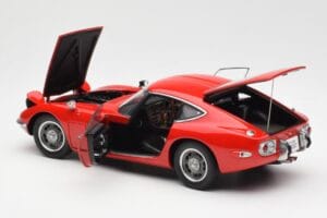 Toyota 2000 GT Piros AUTOart 1:18 78741 Fém – 5. kép a 8-ből