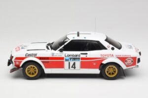 Toyota Celica 2000 GT RA21 #14 P-I. Walfridson RAC Rally 1977 IXO 1:18 18RMC189B Fém – 3. kép a 6-ből