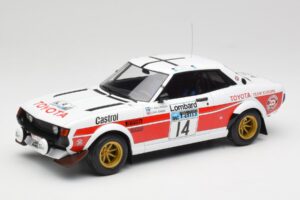 Toyota Celica 2000 GT RA21 #14 P-I. Walfridson RAC Rally 1977 IXO 1:18 18RMC189B Fém