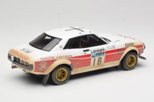 Toyota Celica 2000 GT RA21 #18 J-L. Therier RAC Rally 1977 IXO 1:18 18RMC189C Fém – 2. kép a 6-ből