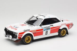 Toyota Celica 2000 GT RA21 #8 H. Mikkola / A. Hertz RAC Rally 1977 IXO 1:18 18RMC189A Fém