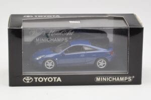 Toyota Celica T200 Sötétkék Minichamps 1:43 TOYOTA006 Fém – 4. kép a 4-ből
