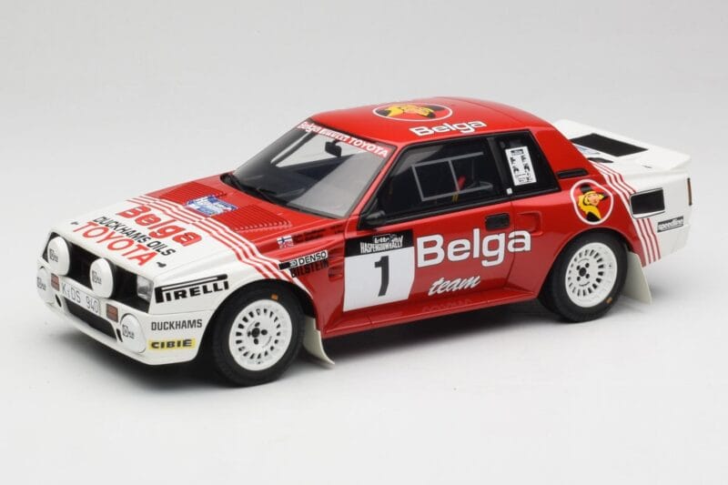 Toyota Celica Twin-Cam Turbo Team Belga #1 J. Kankkunen / F. Gallagher Haspengouw Rally 1995 Otto 1:18 OT1143 Gyanta