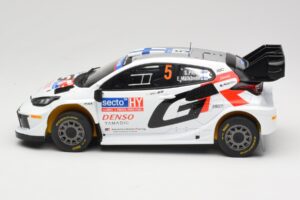 Toyota GR Yaris Rally1 #5 Toyota Gazoo Racing WRT S. Pajari / E. Malkonen Rally Finland 2024 IXO 1:18 18RMC217 Fém – 3. kép a 6-ből