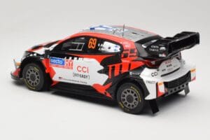 Toyota GR Yaris Rally1 #69 Toyota Gazoo Racing WRT K. Rovanpera / J. Halttunen Rally Finland 2024 IXO 1:18 18RMC218 Fém – 5. kép a 6-ből