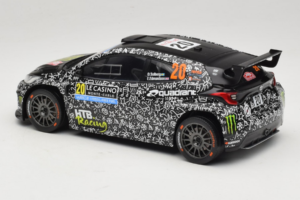 Toyota GR Yaris Rally2 #20 O. Solberg / E. Edmondson Rally Monte Carlo 2025 IXO 1:18 18RMC232 Fém – 5. kép a 6-ből