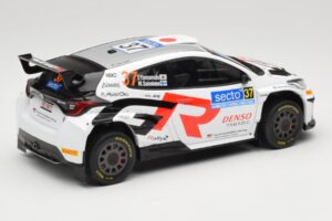 Toyota GR Yaris Rally2 #37 Y. Yamamoto Rally Finland 2024 IXO 1:18 18RMC212A Fém – 2. kép a 6-ből
