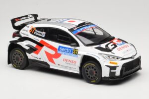 Toyota GR Yaris Rally2 #37 Y. Yamamoto Rally Finland 2024 IXO 1:18 18RMC212A Fém – 4. kép a 6-ből