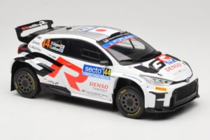 Toyota GR Yaris Rally2 #44 H. Kogure Rally Finland 2024 IXO 1:18 18RMC212B Fém – 4. kép a 6-ből