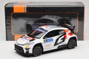 Toyota GR Yaris Rally2 #44 H. Kogure Rally Finland 2024 IXO 1:18 18RMC212B Fém – 6. kép a 6-ből