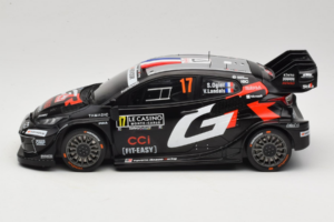 Toyota GR Yaris WRC #17 S. Ogier / V. Landais Rally Monte Carlo Winner 2025 IXO 1:18 18RMC229A Fém – 3. kép a 6-ből