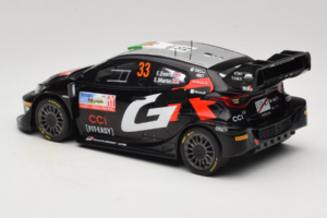 Toyota GR Yaris Rally1 #33 E. Evans / S. Martin Rally Japan Winner 2024 IXO 1:18 18RMC227 Fém – 5. kép a 6-ből