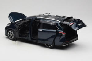 Toyota Granvia Sötétkék OEM 1:18 FCL22GR803 Fém – 5. kép a 8-ből