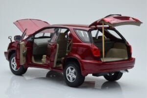 Toyota Harrier Piros Metál AUTOart 1:18 70035 Fém – 5. kép a 8-ből