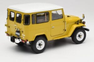 Toyota Land Cruiser FJ40 Mustár Sárga Kyosho 1:18 08971Y Fém – 3. kép a 8-ből