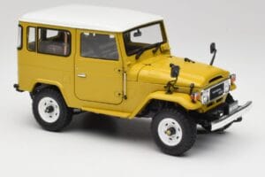 Toyota Land Cruiser FJ40 Mustár Sárga Kyosho 1:18 08971Y Fém – 6. kép a 8-ből