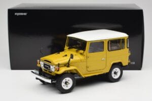 Toyota Land Cruiser FJ40 Mustár Sárga Kyosho 1:18 08971Y Fém – 8. kép a 8-ből