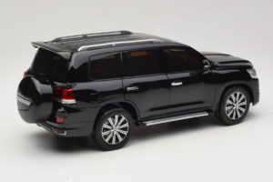Toyota Land Cruiser LC200 Fekete Kengfai 1:18 KF024-13 Fém – 3. kép a 8-ből