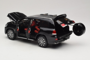 Toyota Land Cruiser LC200 Fekete Kengfai 1:18 KF024-13 Fém – 5. kép a 8-ből