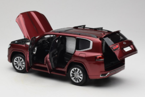 Toyota Land Cruiser LC300 ZX Piros LCD 1:18 LCD18013-ZX-RE Fém – 5. kép a 8-ből